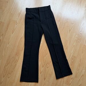 Zara Mini Flare Black Trousers